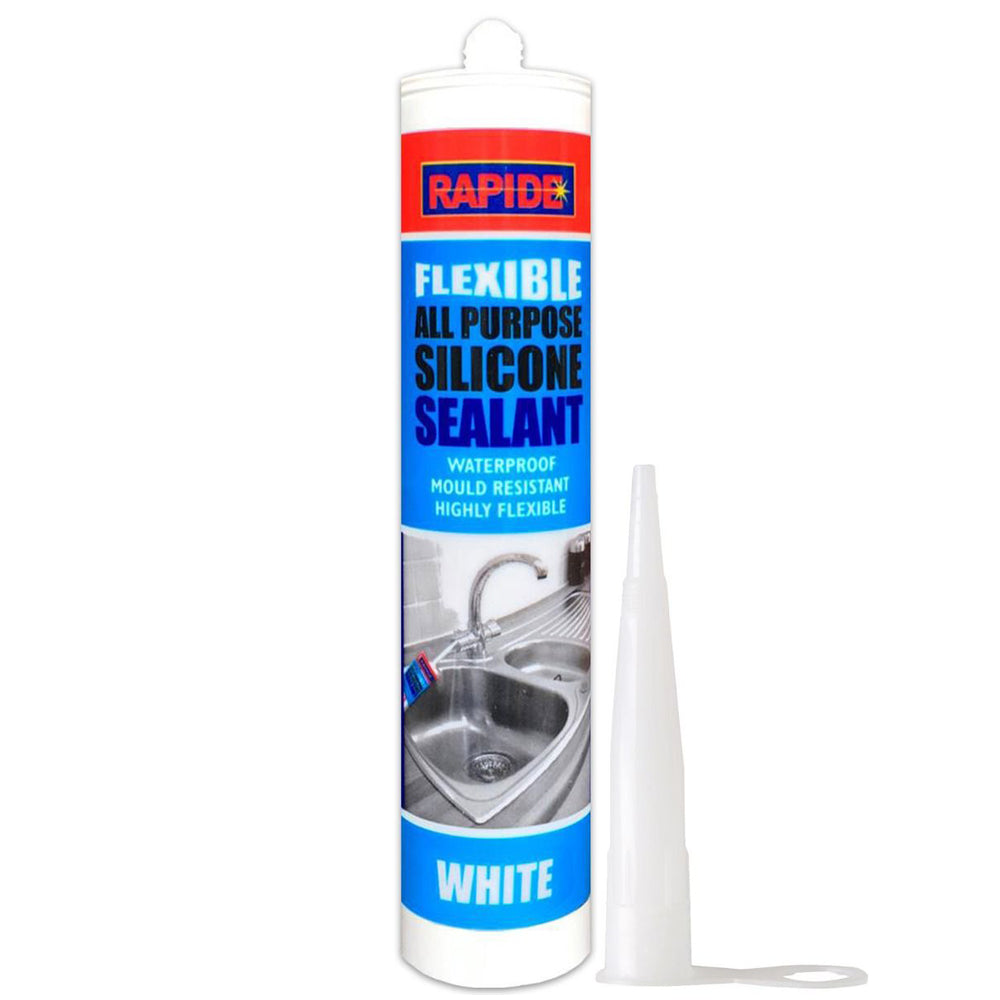 Rapide-Flexible-All-Purpose-Silicone-Sealant-White Rapide-Flexible-All-Purpose-Silicone-Sealant-White